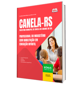 Apostila Prefeitura de Canela-RS 2026 - Profissional do Magistério com Habilitação em Educação Infantil