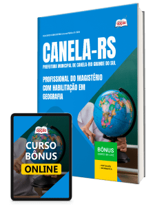 Apostila Prefeitura de Canela-RS 2026 - Profissional do Magistério com Habilitação em Geografia
