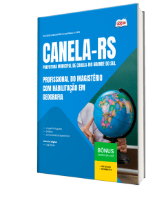 Apostila Prefeitura de Canela-RS 2026 - Profissional do Magistério com Habilitação em Geografia