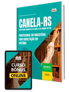 Apostila Prefeitura de Canela-RS 2026 - Profissional do Magistério com Habilitação em História