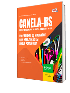 Apostila Prefeitura de Canela-RS 2026 - Profissional do Magistério com Habilitação em Língua Portuguesa