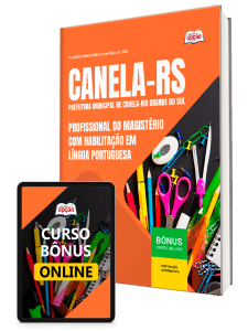 Apostila Prefeitura de Canela-RS 2026 - Profissional do Magistério com Habilitação em Língua Portuguesa