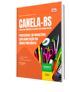 Apostila Prefeitura de Canela-RS 2026 - Profissional do Magistério com Habilitação em Língua Portuguesa