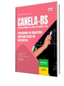 Apostila Prefeitura de Canela-RS 2026 - Profissional do Magistério com Habilitação em Matemática