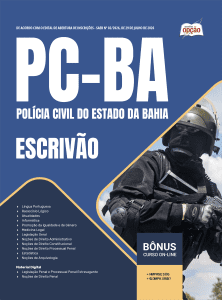 Apostila PC-BA 2026 - Escrivão de Polícia Civil