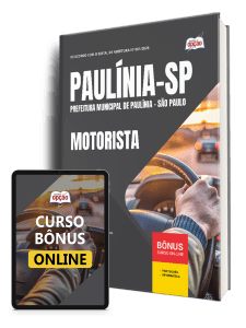 Apostila Prefeitura de Paulínia - SP 2026 - Motorista