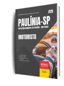 Apostila Prefeitura de Paulínia - SP 2026 - Motorista