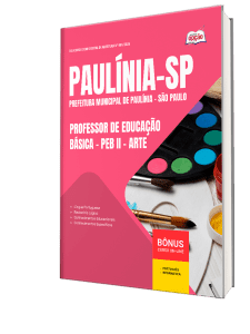 Apostila Prefeitura de Paulínia - SP 2026 - Professor de Educação Básica - PEB II - Arte