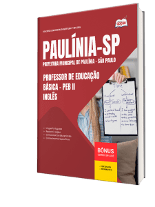 Apostila Prefeitura de Paulínia - SP 2026 - Professor de Educação Básica - PEB II - Inglês