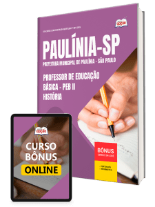 Apostila Prefeitura de Paulínia - SP 2026 - Professor de Educação Básica - PEB II - História