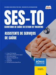 Apostila SES-TO 2026 - Assistente de Serviços de Saúde