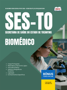 Apostila SES-TO 2026 - Biomédico