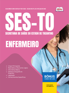 Apostila SES-TO em PDF 2026 - Enfermeiro