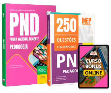 Combo PND 2026 - Pedagogia (Apostila + Caderno)