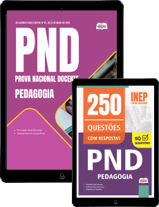 Combo PND 2026 - Pedagogia (Apostila + Caderno)