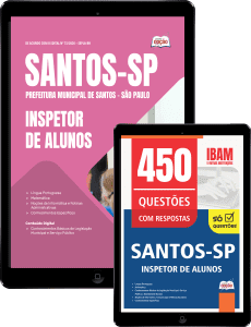 Combo Prefeitura de Santos - SP 2026 - Inspetor de Alunos