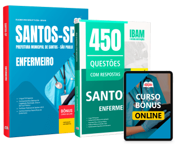 Combo Prefeitura de Santos - SP 2026 - Enfermeiro
