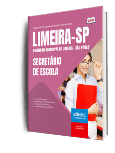 Apostila Prefeitura de Limeira - SP 2026 - Secretário de Escola