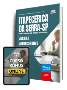 Apostila AMS Itapecerica-SP 2026 - Auxiliar Administrativo