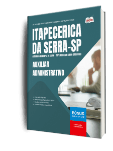 Apostila AMS Itapecerica-SP 2026 - Auxiliar Administrativo