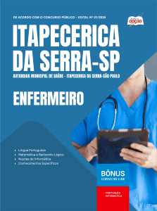 Apostila AMS Itapecerica-SP 2026 - Enfermeiro