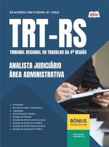 Apostila TRT-RS em PDF 2026 - Analista Judiciário - Área Administrativa