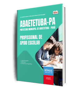 Apostila Prefeitura de Abaetetuba PA 2026 - Profissional de Apoio Escolar
