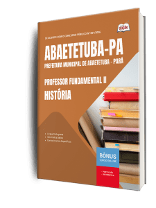 Apostila Prefeitura de Abaetetuba PA 2026 - Professor Fundamental II - História