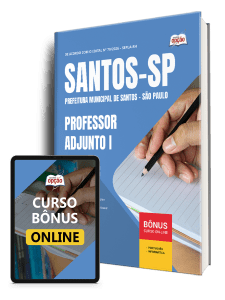 Apostila Prefeitura de Santos - SP 2026 - Professor Adjunto I