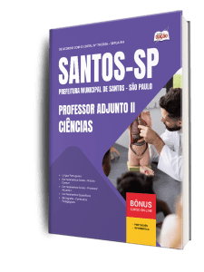 Apostila Prefeitura de Santos - SP 2026 - Professor Adjunto II - Ciências