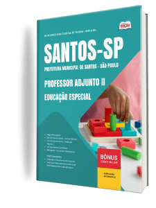 Apostila Prefeitura de Santos - SP 2026 - Professor Adjunto II - Educação Especial
