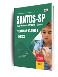 Apostila Prefeitura de Santos - SP 2026 - Professor Adjunto II - Libras