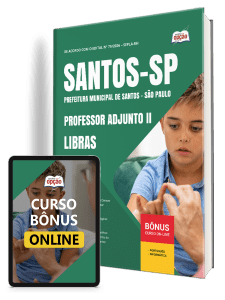 Apostila Prefeitura de Santos - SP 2026 - Professor Adjunto II - Libras