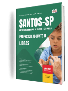 Apostila Prefeitura de Santos - SP 2026 - Professor Adjunto II - Libras