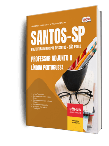 Apostila Prefeitura de Santos - SP 2026 - Professor Adjunto II - Língua Portuguesa