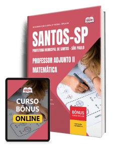 Apostila Prefeitura de Santos - SP 2026 - Professor Adjunto II - Matemática