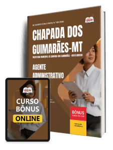 Apostila Prefeitura de Chapada dos Guimarães-MT 2026 - Agente Administrativo