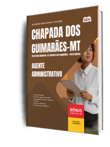 Apostila Prefeitura de Chapada dos Guimarães-MT 2026 - Agente Administrativo