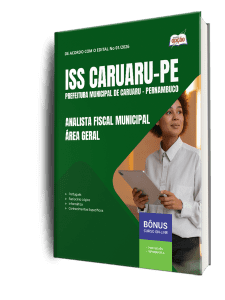 Apostila Prefeitura de Caruaru - PE 2026 - Analista Fiscal Municipal - Área Geral de Ensino Superior