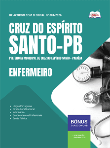 Apostila Prefeitura de Cruz do Espírito Santo-PB 2026 - Enfermeiro