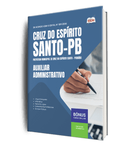 Apostila Prefeitura de Cruz do Espírito Santo-PB 2026 - Auxiliar Administrativo