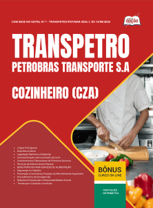 Apostila Transpetro 2026 - Cozinheiro (CZA)