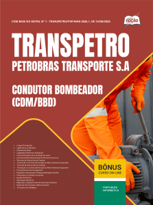 Apostila Transpetro 2026 - Condutor Bombeador (CDM/BBD)