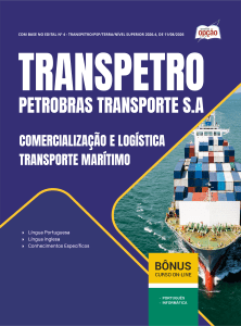 Apostila Transpetro 2026 - Comercialização e Logística - Transporte Marítimo