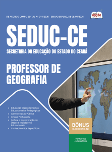 Apostila SEDUC-CE 2026 - Professor de Geografia