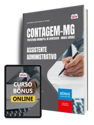 Capa Apostila Prefeitura de Contagem - MG 2026 - Assistente Administrativo