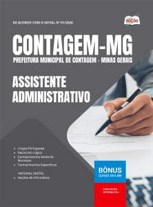 Apostila Prefeitura de Contagem - MG 2026 - Assistente Administrativo
