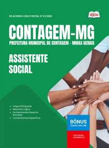 Apostila Prefeitura de Contagem - MG 2026 - Assistente Social