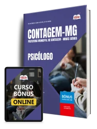 Capa Apostila Prefeitura de Contagem - MG 2026 - Psicólogo