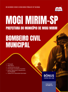 Apostila Prefeitura de Mogi Mirim-SP 2026 - Bombeiro Civil Municipal